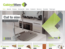 Tablet Screenshot of cabinetware.com.au